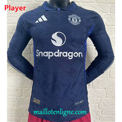 Thai Maillot Player Manchester United Exterieur Manche Longue 2024 2025 ligne248364