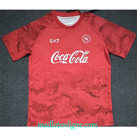 Thai Maillot Napoli Pre Match Training Rouge 2024 2025 ligne248419