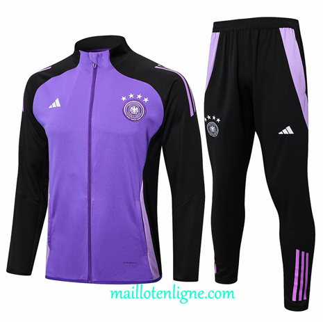 Thai Maillot Ensemble Allemagne Veste Survetement Violet 2024 2025 ligne248469