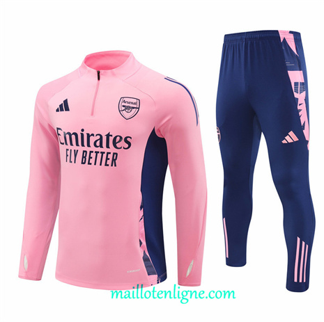 Thai Maillot Ensemble Arsenal Survetement Rose 2024 2025 ligne248486