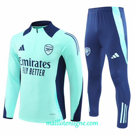 Thai Maillot Ensemble Arsenal Survetement bleu ciel 2024 2025 ligne248484