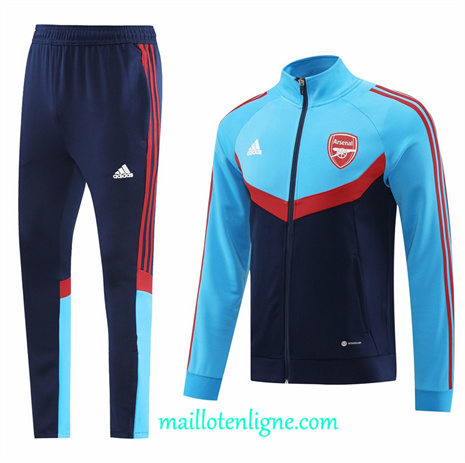 Thai Maillot Ensemble Arsenal Veste Survetement Bleu 2024 2025 ligne248488