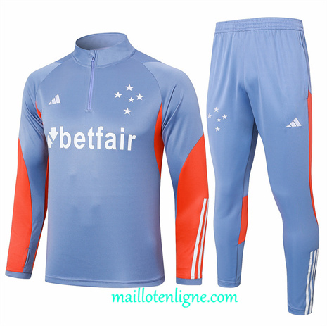 Thai Maillot Ensemble Cruzeiro Survetement Gris 2024 2025 ligne248526