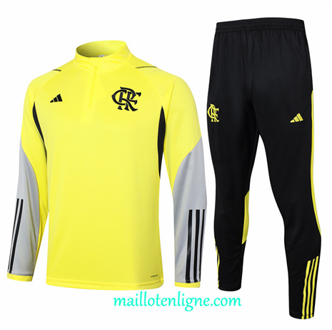 Thai Maillot Ensemble Flamengo Survetement Jaune 2024 2025 ligne248537