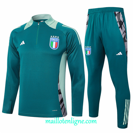 Thai Maillot Ensemble Italie Survetement Vert 2024 2025 ligne248560