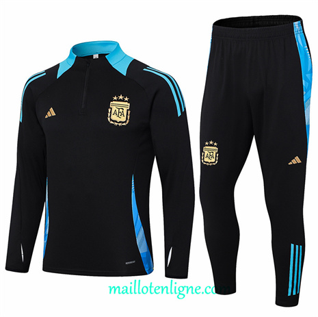 Thai Maillot Ensemble Argentine Enfant Survetement Noir 2024 2025 ligne248644