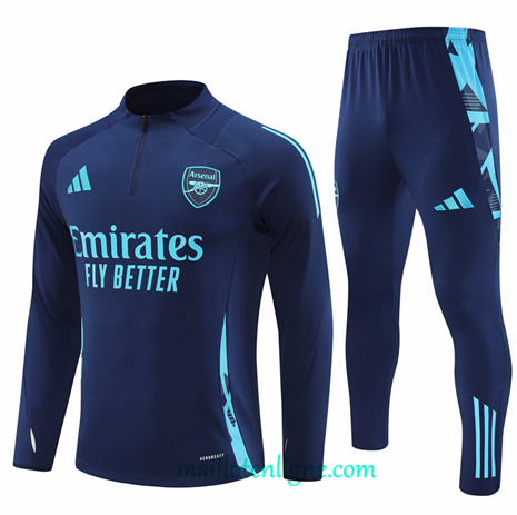 Thai Maillot Ensemble Arsenal Enfant Survetement Bleu Marine 2024 2025 ligne248646