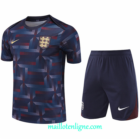 Thai Maillot Ensemble Angleterre + Short Training bleu marine 2024 2025 ligne248720