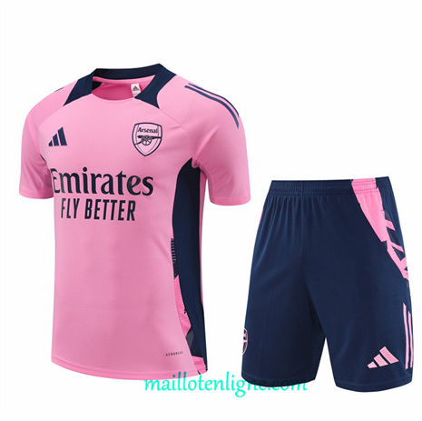 Thai Maillot Ensemble Arsenal + Short Training Rose 2024 2025 ligne248747