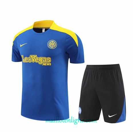 Thai Maillot Ensemble Inter Milan + Short Training Bleu 2024 2025 ligne248817