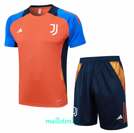 Thai Maillot Ensemble Juventus + Short Training Orange 2024 2025 ligne248834