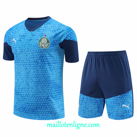 Thai Maillot Ensemble Palmeiras + Short Training Bleu 2024 2025 ligne248843