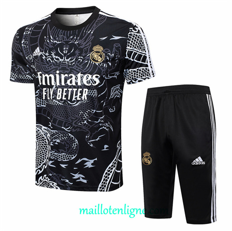 Thai Maillot Ensemble Real Madrid + Short Training Noir 2024 2025 ligne248894