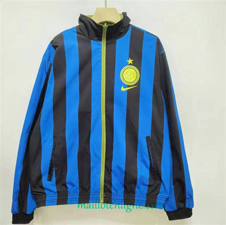 Thai Maillot Réversible Coupe vent Inter Milan retro Bleu 2024 2025 ligne248940